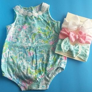 Lilly Pulitzer 6-12mo Bodysuit and Bows